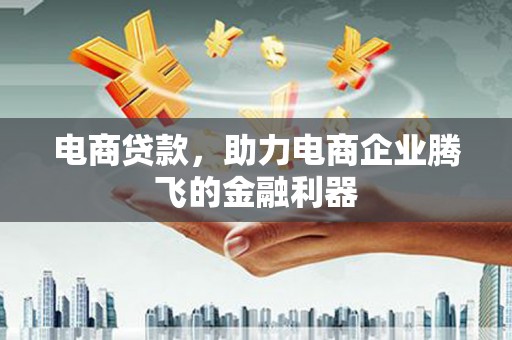 青田电商贷款，助力电商企业腾飞的金融利器