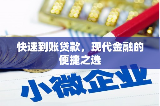 青田快速到账贷款，现代金融的便捷之选
