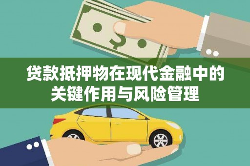 青田贷款抵押物在现代金融中的关键作用与风险管理