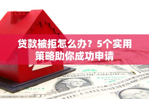 青田贷款被拒怎么办？5个实用策略助你成功申请