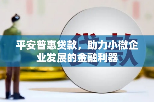 青田平安普惠贷款，助力小微企业发展的金融利器