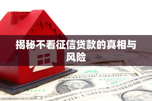 青田揭秘不看征信贷款的真相与风险